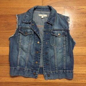 Bullhead Black Denim Vest